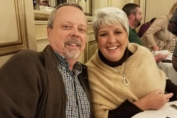 russ and kim (002) – 600×400 Kimberly Gardner poses for photo alongside Russ