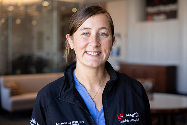 Amanda Neff, MSN RN CCRN, loves working for UofL Health because of the amazing life-changing procedures that take place. She has had the opportunity to care for patients who have been given second opportunities in life.