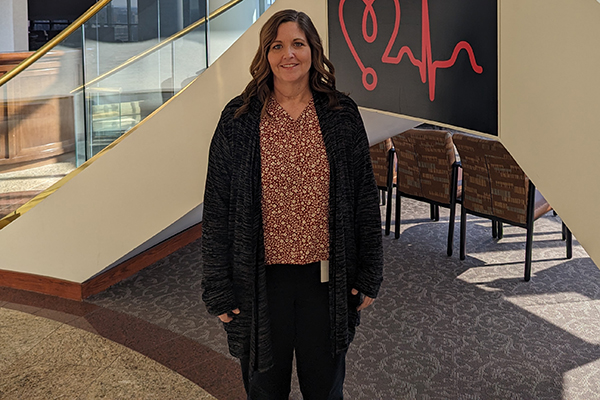 Amy Howlett, RN, has worked with UofL Health for 19 years. For much of that time, Amy worked as a nurse in the cath lab of UofL Health – Jewish Hospital.